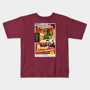 THE BEAST FROM 20,000 POSTER Kids T-Shirt